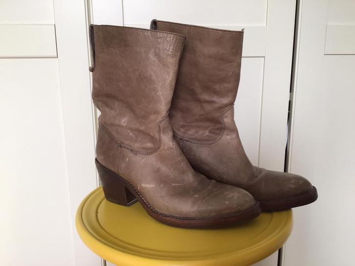Fred de la bretoniere laarzen maat 38, Kleding | Dames, Schoenen, Zo goed als nieuw, Hoge laarzen, Bruin, Ophalen of Verzenden
