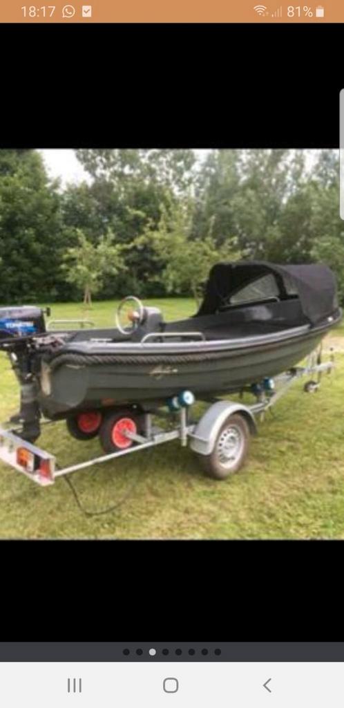 Liberty open sloep bouwjaar 2011, Watersport en Boten, Sloepen, Gebruikt, Tot 10 pk, 3 tot 6 meter, Buitenboordmotor, Benzine