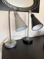 Set van 2 bureaulampen, Huis en Inrichting, Lampen | Tafellampen, Ophalen, Zo goed als nieuw, Metaal