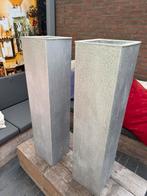 Zinken zuilen voor buiten of binnen. (Ideaal voor planten), Huis en Inrichting, Woonaccessoires | Zuilen en Pilaren, Ophalen, Zo goed als nieuw