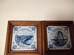 2 x delfs blauwe tegeltjes van jungerhans  bruggen, Watersport en Boten, Accessoires en Onderhoud, Ophalen, Interieur en Kussens