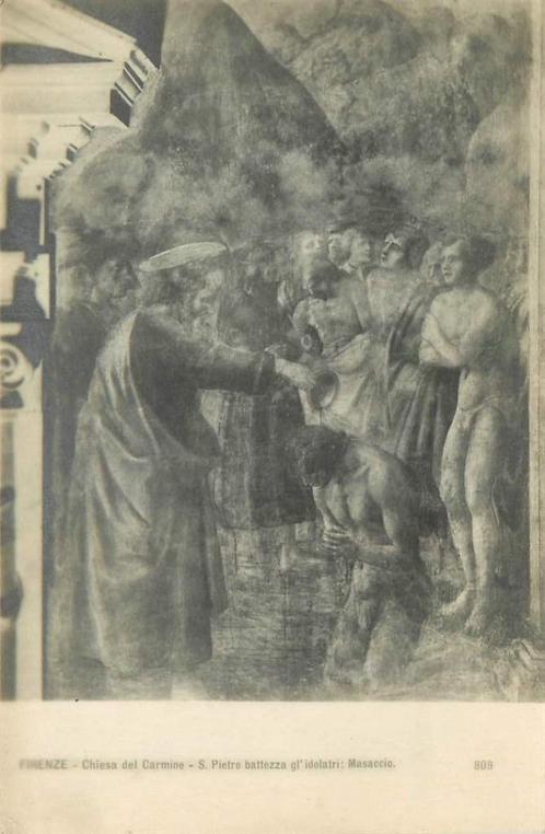 (381-222-003) Firenze Chiesa del Carmine, Verzamelen, Ansichtkaarten | Buitenland, Spanje, Verzenden