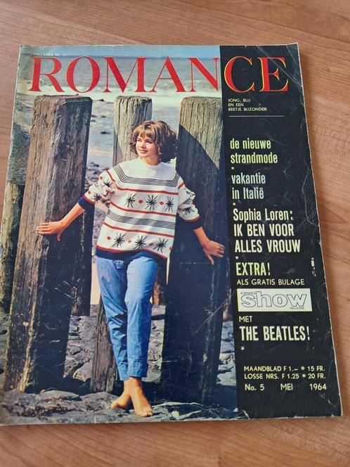 Romance 1964 Anneke Gronloh Trea Dobbs Sophia Loren Pipo, Boeken, Tijdschriften en Kranten, Gelezen, Damesbladen, Verzenden