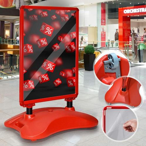 Reclamebord stoepbord klantenstopper rood A1 GRATIS BEZORGD!, Verzamelen, Merken en Reclamevoorwerpen, Nieuw, Reclamebord, Verzenden