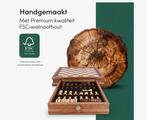 Handgemaakt Luxe Houten Schaakbord / nieuw, Eén persoon, Cadeaubon