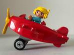 Duplo vliegtuig met piloot, Ophalen of Verzenden, Zo goed als nieuw, Duplo