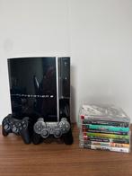 PS3 Phat 40GB + 2 Controllers + 8 Games, Spelcomputers en Games, Spelcomputers | Sony PlayStation 3, 40 GB, Phat, Met 2 controllers