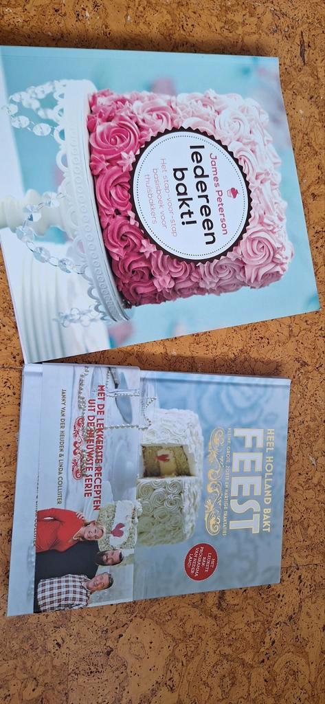 Bakboeken: Iedereen Bakt! & Heel Holland Bakt Feest, Boeken, Kookboeken, Gelezen, Taart, Gebak en Desserts, Nederland en België