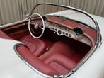 Chevrolet Corvette C1 1955 / 235Cu 3,9L Blue-Flame 6-in lijn, Auto's, Oldtimers, Wit, Leder, 2 stoelen, 154 pk