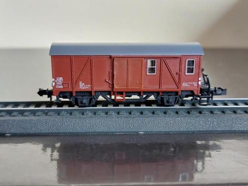 Minitrix 13969 - Güterzug-Begleitwagen Pwghs 054 (11612), Hobby en Vrije tijd, Modeltreinen | N-Spoor, Gebruikt, Wagon, Gelijkstroom