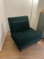 2 x velvet green Sleep Chairs, Ophalen, Gebruikt, Eenpersoons, 75 tot 100 cm
