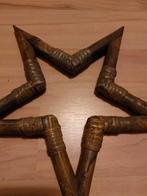 Drie houten kerststerren, 25-30 cm, Ophalen of Verzenden, Zo goed als nieuw