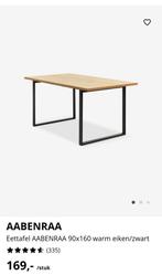 Eettafel 160x90 cm jysk aabenraa, Huis en Inrichting, Ophalen, Rechthoekig, 150 tot 200 cm, 50 tot 100 cm
