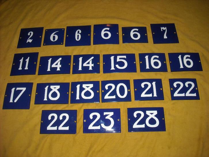 oud emaille huisnummer Assen huisnummerbord nummer bord, Antiek en Kunst, Antiek | Emaille, Ophalen of Verzenden