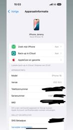 Iphone16 - 128gb te koop!, Ophalen, 99 %, 128 GB, Blauw