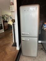Grijze SMEG koelkast S32STRP3, Ophalen, Gebruikt, 200 liter of meer, 60 cm of meer