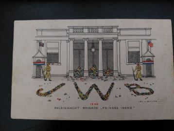 ansichtkaart, Paleiswacht, Prinses Irene Brigade, ongelopen. beschikbaar voor biedingen