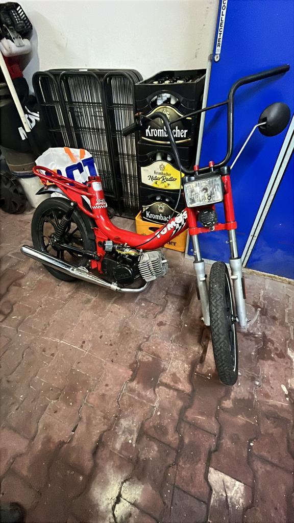 Tomos 50cc geel kenteken, Fietsen en Brommers, Brommeronderdelen | Scooters, Gebruikt, Ophalen of Verzenden