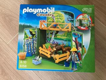 Playmobil 6158 leven in het bos, meeneembox nieuw in doos