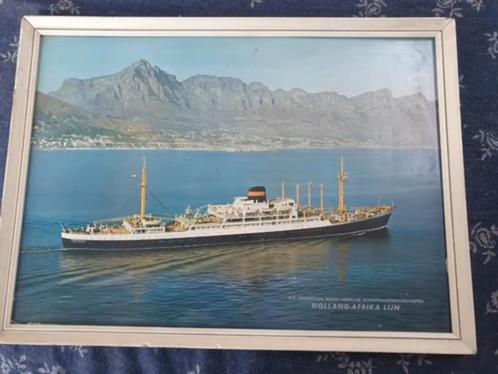Schip Randfontein Holland Amerika lijn, Verzamelen, Scheepvaart, Gebruikt, Kaart, Foto of Prent, Motorboot, Ophalen