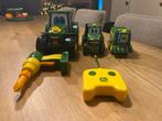 John Deere Tractor Set - 3 Stuks, Ophalen of Verzenden, Gebruikt, Afstandsbediening