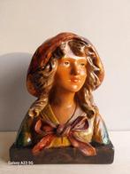 Art Deco borstbeeld meisje gesigneerd G.Jacob, Ophalen of Verzenden