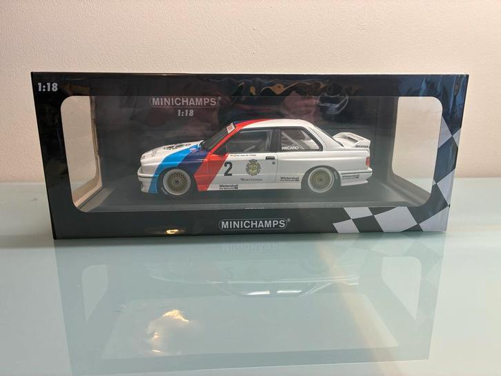 BMW E30 M3 DTM 1987 E. vd Poele - Minichamps, Hobby en Vrije tijd, Modelauto's | 1:18, Nieuw, Auto, MiniChamps, Ophalen of Verzenden