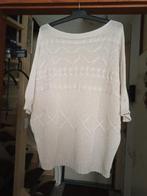 Te koop dun berge gebreid Truitje met korte mauwen maat XL, Ophalen of Verzenden, Nieuw, Maat 46/48 (XL) of groter, Wit