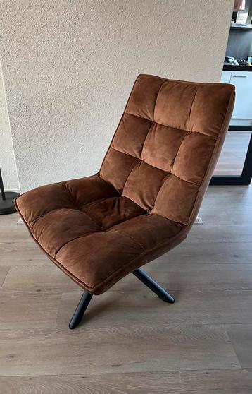 Home67 Dorus Adore, cognac velvet. ZGAN! beschikbaar voor biedingen
