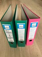 3 Multomappen:  2 groene & 1 roze, Ophalen of Verzenden, Zo goed als nieuw