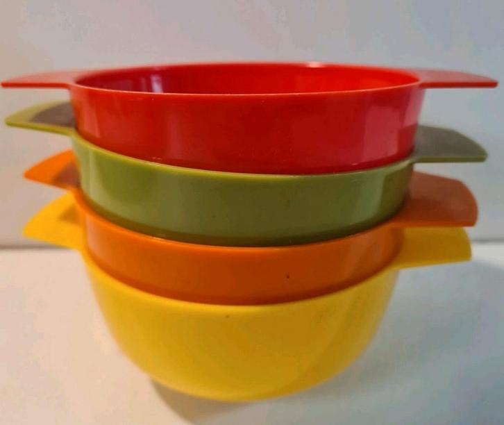 Retro Zwan schaaltjes - set van 4, Huis en Inrichting, Keuken | Bestek, Ophalen of Verzenden