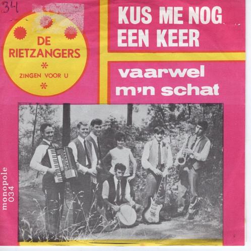 De Rietzangers - Kus me nog een keer, Cd's en Dvd's, Vinyl Singles, Gebruikt, Single, Nederlandstalig, 7 inch, Ophalen of Verzenden