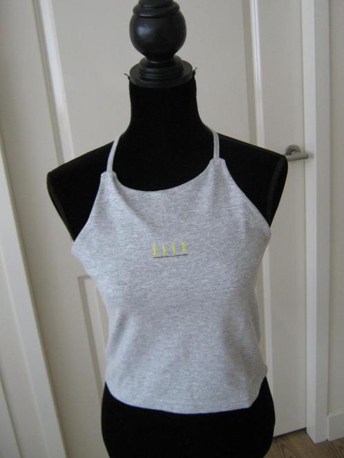 Top Elle, Kleding | Dames, Tops, Zo goed als nieuw, Maat 36 (S), Grijs, Zonder mouw, Ophalen