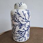 NIEUW: COUNTRYFIELD Potten met koraalprint, Ophalen, Overige kleuren, Aardewerk of Porselein, Zo goed als nieuw