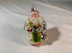 fraaie oude glazen kertstman, Ophalen of Verzenden, Gebruikt