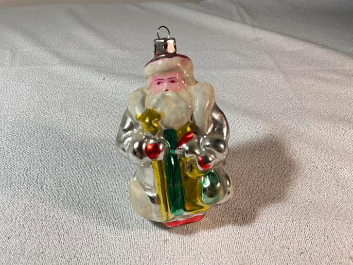 fraaie oude glazen kertstman, Diversen, Kerst, Gebruikt, Ophalen of Verzenden