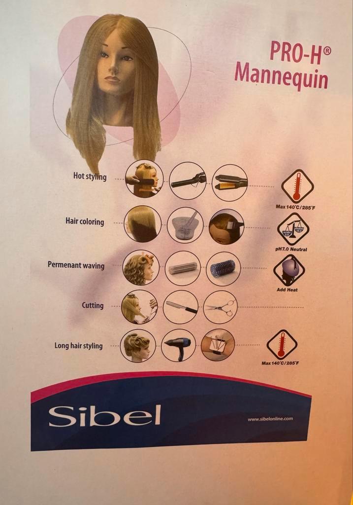 Sibel Pro-H Mannequin Kappershoofd - Nieuwstaat, Sieraden, Tassen en Uiterlijk, Uiterlijk | Haarverzorging, Nieuw, Pruik of Haarverlenging