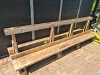 Teab houten bok - haardhout - tuinbank - loungebank, Ophalen, Gebruikt, 50 mm of meer, Minder dan 200 cm