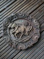 Vintage Westendorf Wanddecoratie - Boer met Paarden, Ophalen of Verzenden