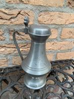 Tinnen kan met deksel, Antiek en Kunst, Antiek | Tin, Ophalen of Verzenden