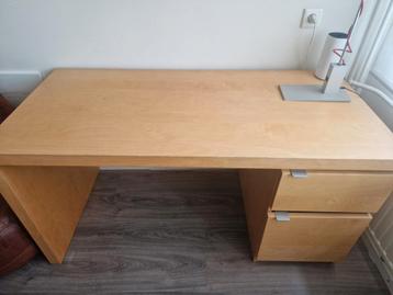 Ikea Malm bureau berkenfineer - afbeelding 4