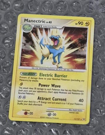 Holo Foil Manectric 11/127 Platinum Base Set Pokemon Kaart! beschikbaar voor biedingen