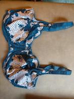 Panache BH - Maat 80G - Blauw met bloemen, Panache, Ophalen of Verzenden, Blauw, BH