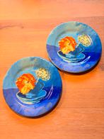 2 Outremer Gien Borden, Huis en Inrichting, Keuken | Servies, Ophalen, Gebruikt, Bord(en), Overige stijlen