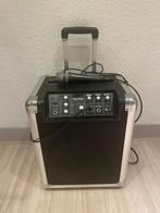 Wonky Monky geluidsbox verrijdbaar met stang 38x28x45, Zo goed als nieuw, Minder dan 60 watt, Front, Rear of Stereo speakers, Ophalen