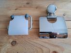 2 Toiletrolhouders, Ophalen, Gebruikt, Chroom
