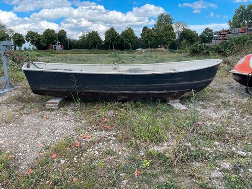 Stalen vlet, lengte 360 cm, Watersport en Boten, Roeiboten, Gebruikt, Staal, Ophalen