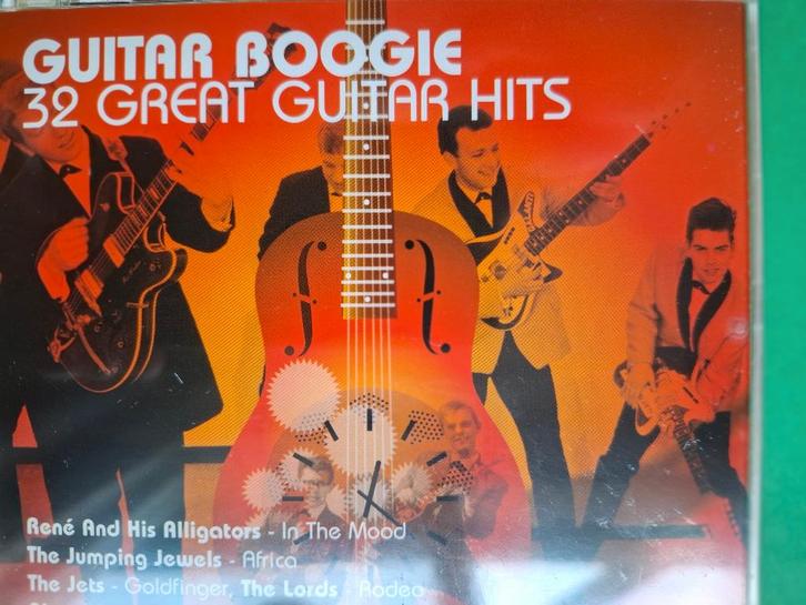 GUITAR BOOGIE - 32 GREAT GUITAR HITS, Cd's en Dvd's, Cd's | Rock, Zo goed als nieuw, Poprock, Ophalen of Verzenden