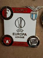 Feyenoord Europa League pin 2022-23, Verzamelen, Speldjes, Pins en Buttons, Ophalen of Verzenden, Zo goed als nieuw