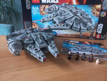 Lego Star wars Milenmium Falcon 75105 bijna compleet beschikbaar voor biedingen